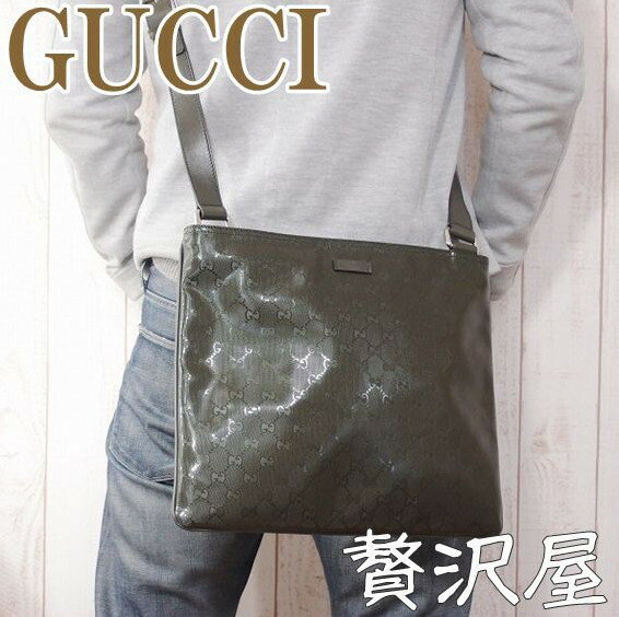 【レビューを書いて送料無料!!】GUCCIグッチGUCCI バッグ バック GUCCIグッチ バッグ メンズ ショルダーバッグ 斜め掛け GUCCI 201446-FU49N-3216【RCPmara1207】