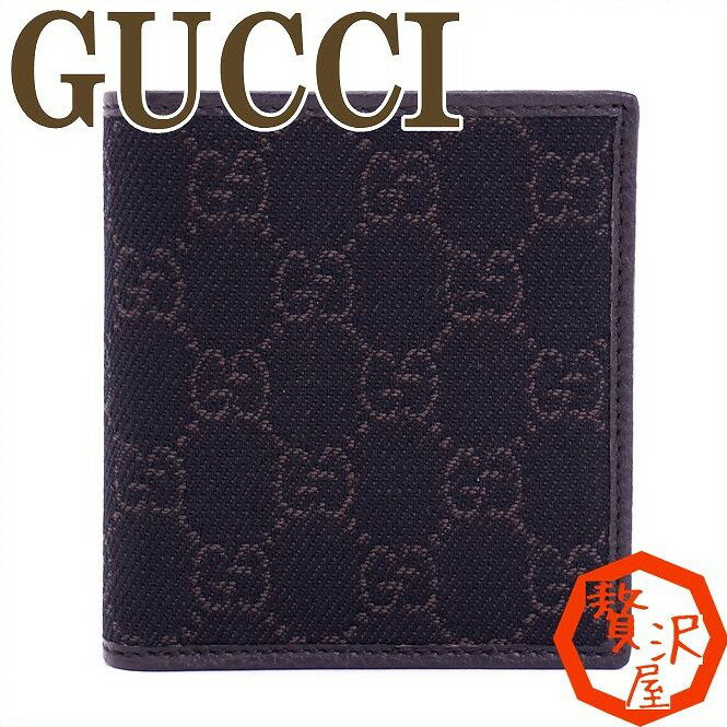 【到着後レビューを書いて送料無料!!】GUCCIグッチ 財布 メンズ 二つ折り財布 GUCCI 252080-F5DI0-1086