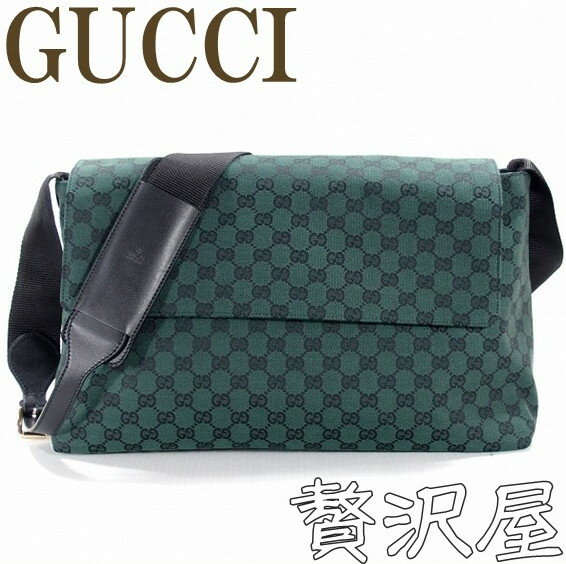 【到着後レビューを書いて送料無料!!】GUCCIグッチ バッグ メンズ ショルダーバッグ 斜め掛け GGデニム GUCCI 272350-F408G-8301