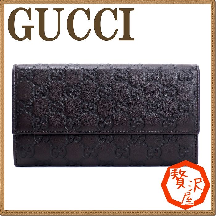 グッチ 財布 メンズ 長財布 GUCCI レディース グッチシマ GG レザー 257303-BNJ...:zeitakuya:10003080