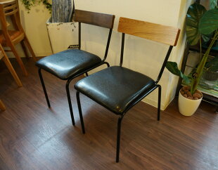 SHINBASUCHAIR/シンバスチェアPC用ダイニングチェアー椅子チェアスチールチェアウォールナットスチールアイアンミッドセンチュリーwoodsteelBIMAKESビメイクス無垢材【代引不可】