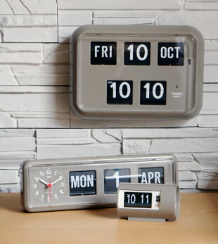 TwemcoAlarmClock#AP-28“Gray”/トゥエンコアラームクロックグレーパタパタ時計置き時計クロック時計DETAIL【あす楽対応_東海】
