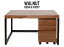 Walnut Desk Chest setウォールナット デスク チェスト 2点セットウォールナット ミッドセンチュリー PCデスク パソコンデスク 書斎 机 emo anthem エモ アンセムwood 木 ブラウン 引き出し付き