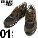 URBAN SUN アーバンサン スニーカー スエード デニ...