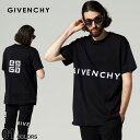 ジバンシィ メンズ GIVENCHY ロゴ 刺繍 クルーネック 半袖 Tシャツ ブランド トップス GVBM71543Y6B