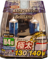 ≪訳ありアウトレット品≫H4Uバルブ4500K（ケルビン）　スプラッシュブルー車検対応【車用】【カー用品】 