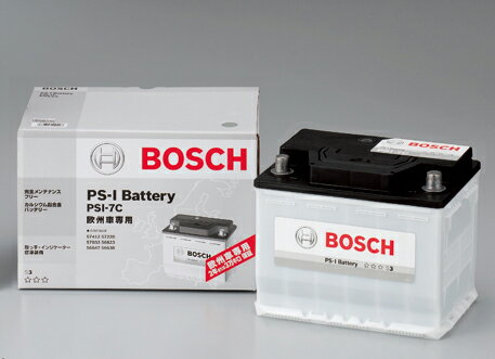 BOSCH／ボッシュ　PS-I バッテリー 62Ah　品番PSI-6C　