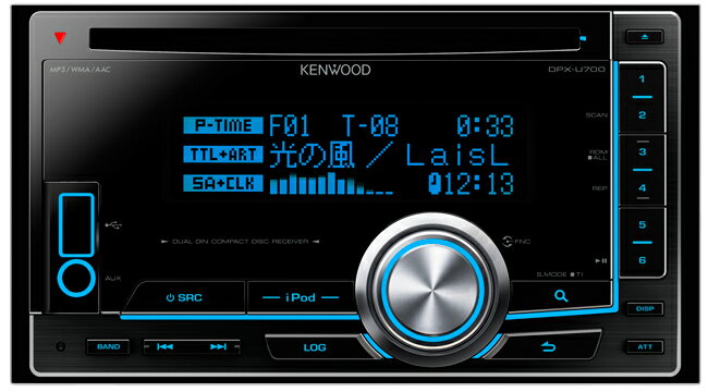 ケンウッド ipod/iphone対応cd/usbレシーバー dpx-u700