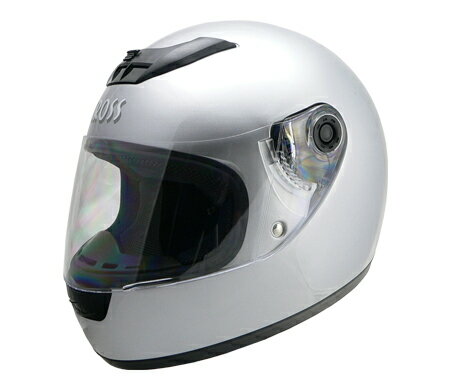 CROSS CR-710フルフェイスヘルメット シルバー LEAD（リード工業）送料無料
