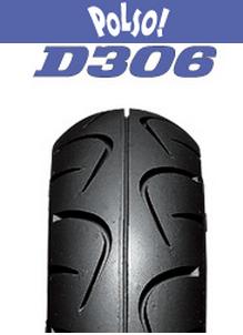 ダンロップタイヤ（DUNLOP）PoLso！D306（前後共通）90/90-10 50J チューブレス