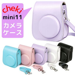 instax mini 11 用 チェキ ケース 富士 FUJIFILM インスタントカメラ チェキケース INSTAXMINI11用 ソフトケース