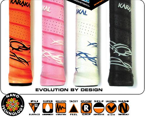 PU SUPER GRIP 【Tribal】　KARAKAL（カラカル）バドミントン,スカッシュ,テニスグリップ