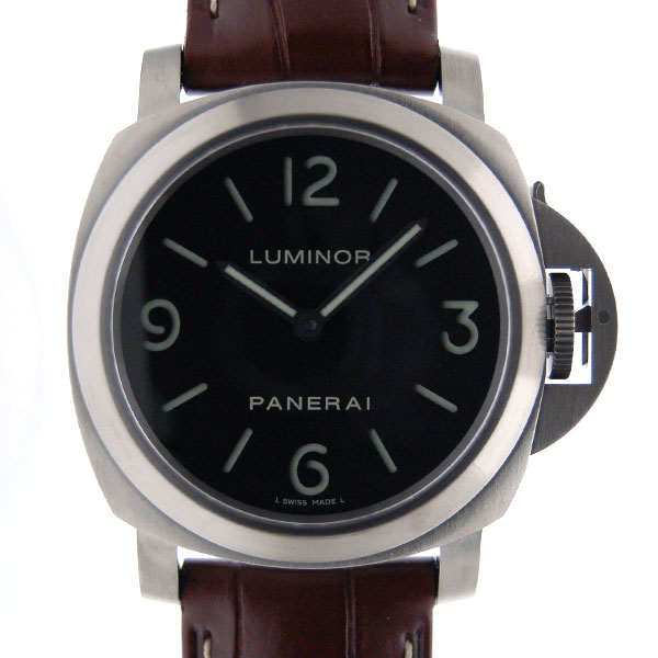 パネライ　PANERAI　ルミノールベース　44mm　PAM00176　手巻き　チタン　300m防水　革ベルト　【新品】パネライ　ルミノールベース　PAM00176 送料無料！！