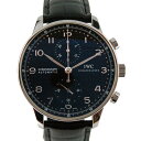 IWC ポルトギーゼ クロノグラフ IW371447 ブラッ...