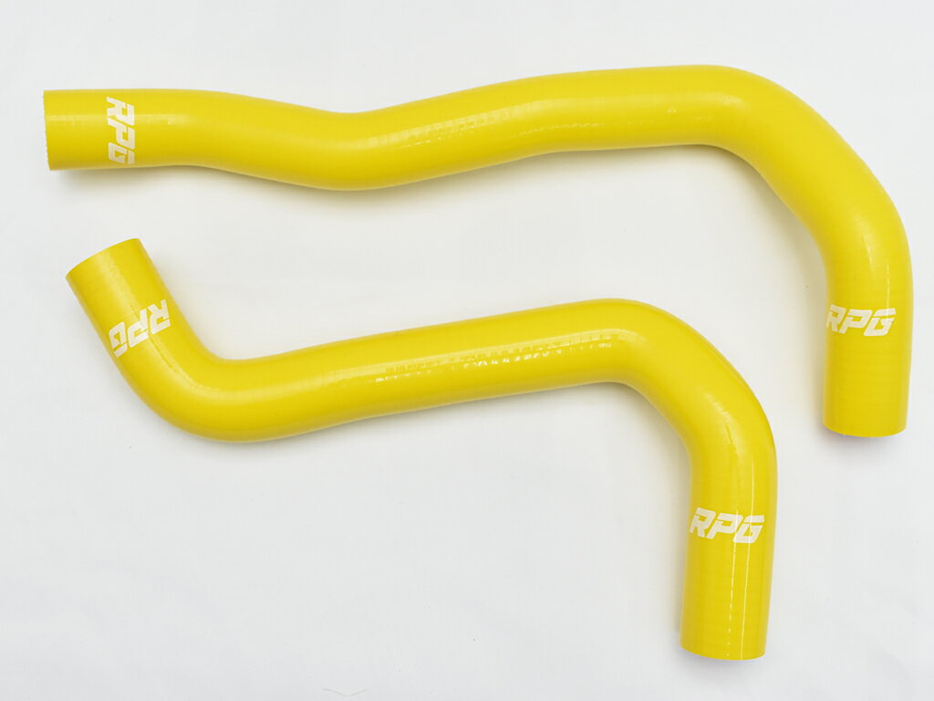 【沖縄・離島への配送不可】ジムニー JB74W3層 ラジエター シリコン ホース 黄色