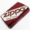 【ZIPPO】ジッポ/ジッポー ロゴデザイン 赤 2REDS-LZLOGO
