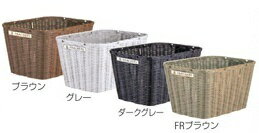 丸石Maruishi(マルイシサイクル)　　前後共用超大型籐風樹脂カゴ　（ふらっかーずシリーズ専用前後かご）
