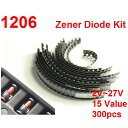 SMD ツェナーダイオード 300個 0.5W 2V-27V 15種類