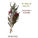 【ドライフラワー】ブーケピース(ショート)ドライフラワーのミックス束 全長約30cm 大地農園 BP002-005*