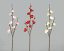 【造花 梅】梅小枝 1本180円 FD5374(全長約38cm*花径約1.5〜2.5cm)