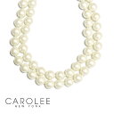 【楽天 Fashion THE SALE 60%OFF】≪CAROLEE≫ キャロリーホワイト パール 真珠 2連 ゴールド フック ネックレス チョーカー White Pearl Necklace (Gold)【レディース】 ワンマイルコーデ