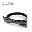 【再入荷】≪Jennifer Ouellette≫ ジェニファー・オーレット全2色 シャイニーラメ ゴールド シルバー ヘアゴム Elastic Bow With Pony Hair Band (Gold/Silver)【レディース】【楽ギフ_包装】