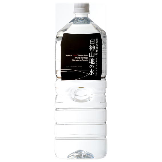 白神山地の水 黒ラベル 2L×6