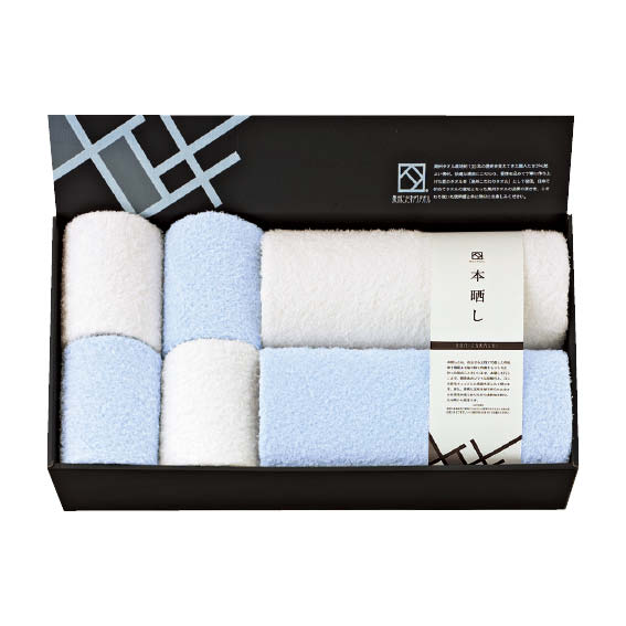 泉州こだわりタオル 本晒しバス・フェイスタオルセット SKH10802