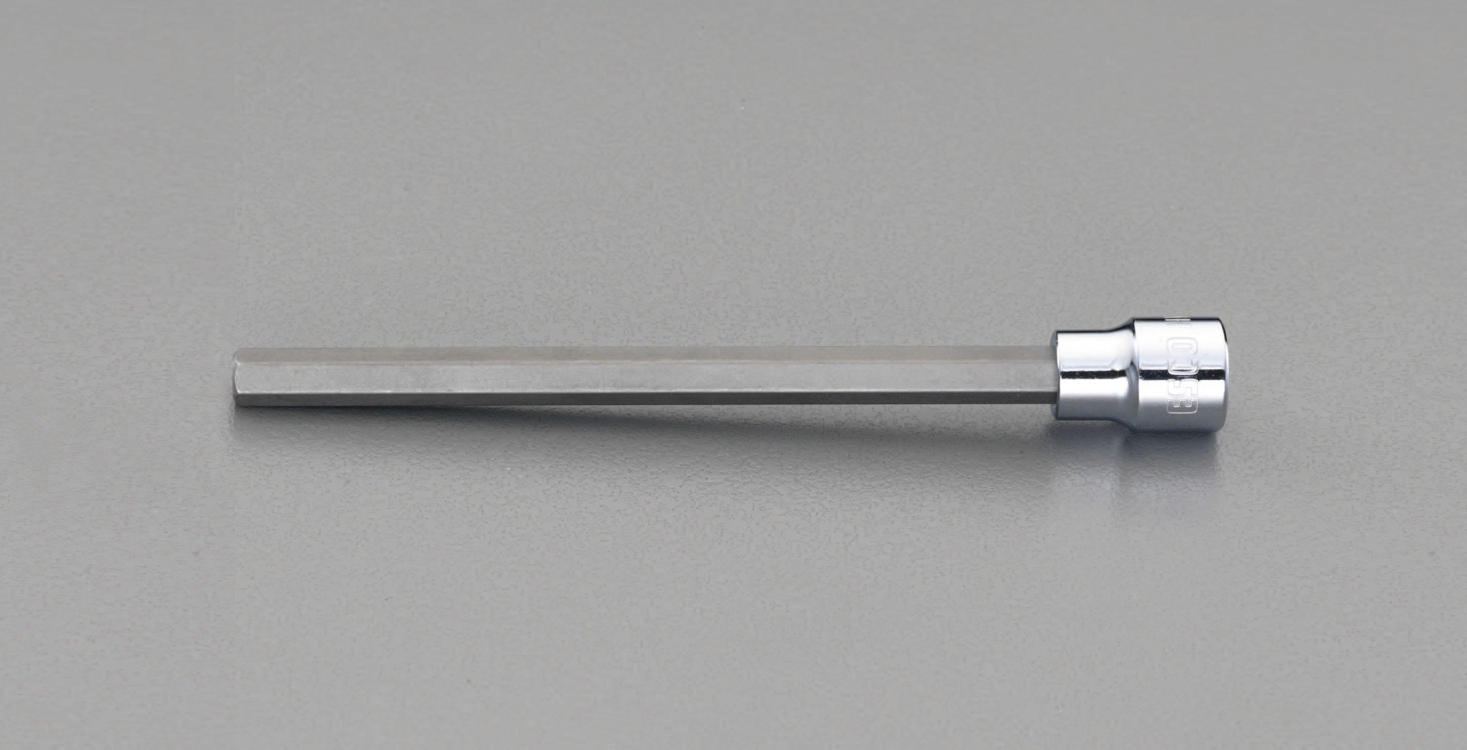 エスコ ESCO 3/8”DR/ 4x150mm INHEX ビットソケット EA617GH-304