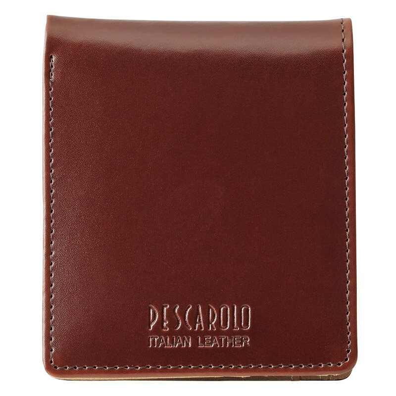 砂村 ペスカロロ イタリアンレザー札入 ブラウン PR603C