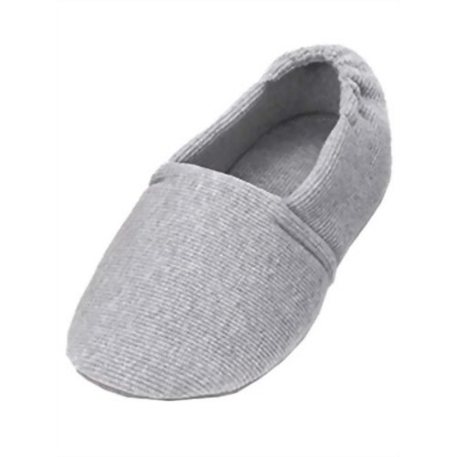 あゆみシューズ 室内履き エスパドグレー2004 (左足用) L