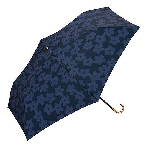 w.p.c 折りたたみ傘 フラワーレース mini 手開き ネイビー 50cm 475-018(1本入)