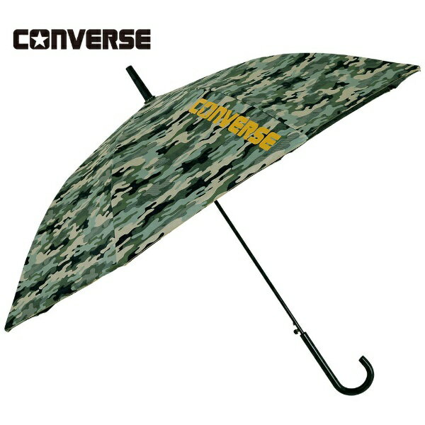 小川｜Ogawa キッズ長傘 迷彩 CONVERSE コンバース カーキ 23CON-58B-2 KHA 晴雨兼用傘 /子供用 /58cm
