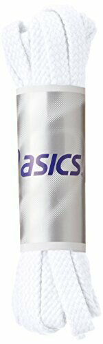ASICS アシックス フラットシューレース 太 TXX117 ホワイト 01 サイズ：110