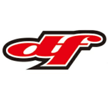DIRTFREAK ダートフリーク アイコンステッカー カラー：レッド