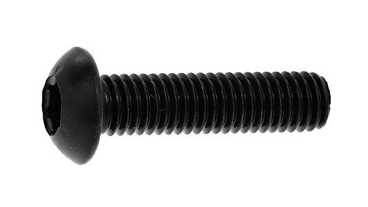 TORX－ボタンCAP 表面処理 三価ブラック 黒 規格 8X15 入数 200