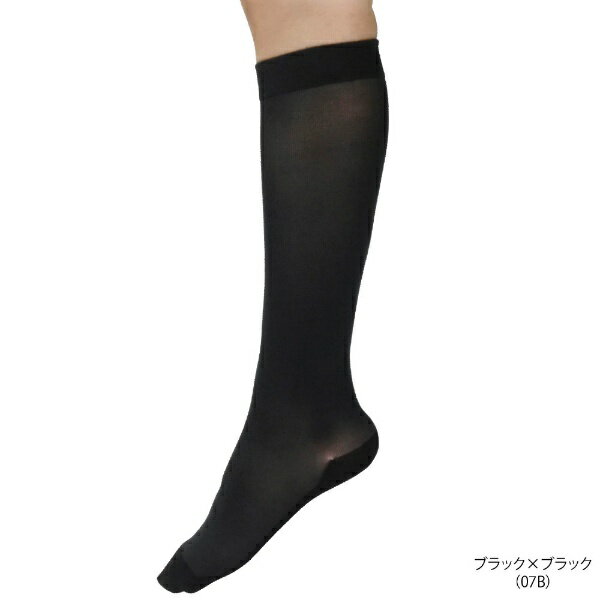 砂山靴下｜Sunayama Socks ストッキングソックス薄手タイプ 9745PW07B ブラック×ブラック