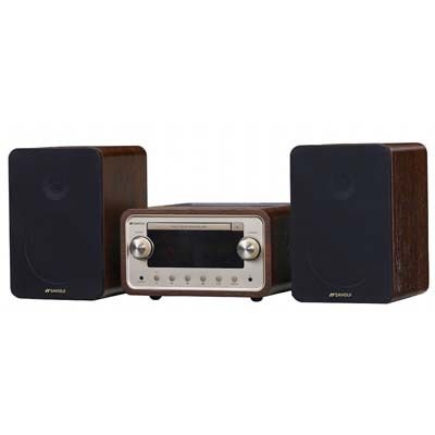 SANSUI 真空管ハイブリッドアンプ搭載CDステレオシステム SMC-300BT