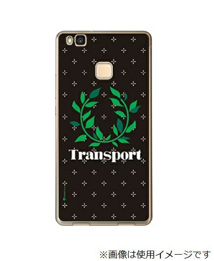 スマートフォンケース transport laurel クロスドット ブラック ソフトtpuクリア moisture / huawei p ite vns-l22/mvnoスマホ simフリー端末