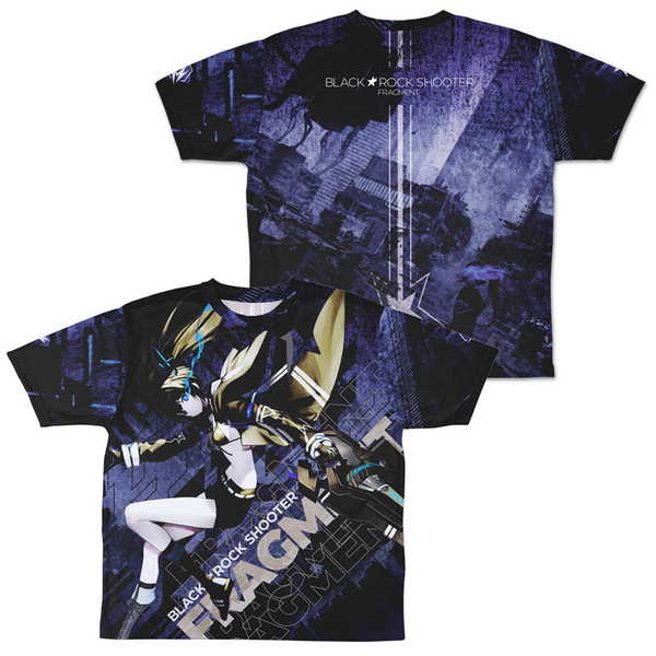 ブラック ロックシューター FRAGMENT 両面フルグラフィックTシャツ/XL コスパ