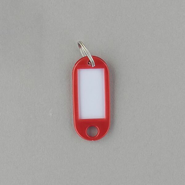 エスコ 22×52mm ネームタグ(赤) EA956VL-215