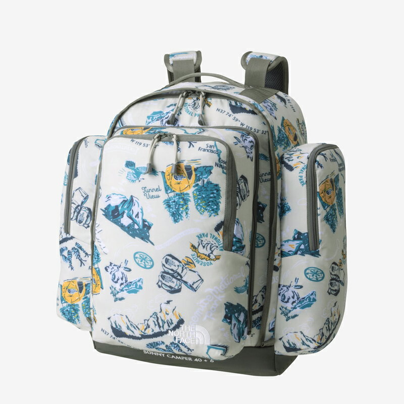 THE NORTH FACE ザ・ノース・フェイス K SUNNY CAMPER 40+6 キッズ サニーキャンパー 40+6 46L ヨセミテキャンプベージ YC NMJ72350