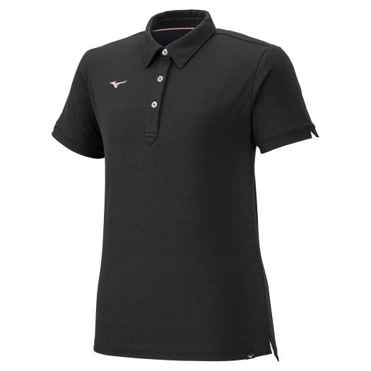 MIZUNO レディース ポロシャツ ブラック杢 32MA2380 09