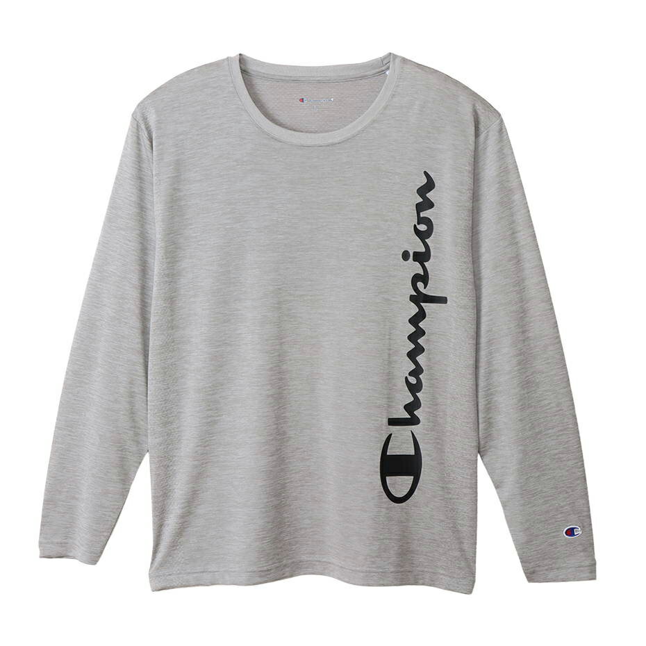 CH-C3-XS401-070-M チャンピオン メンズ ロングスリーブTシャツ オックスフォードグレー・サイズ：M Champion スポーツ