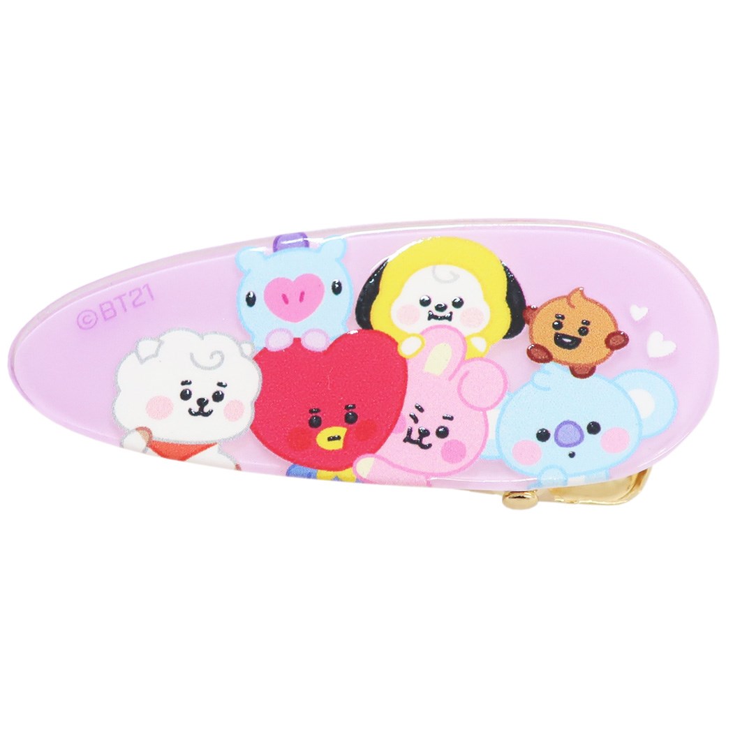ＢＴ２１　ヘアクリップ　ＭＩＸ　ＰＵＲＰＬＥ