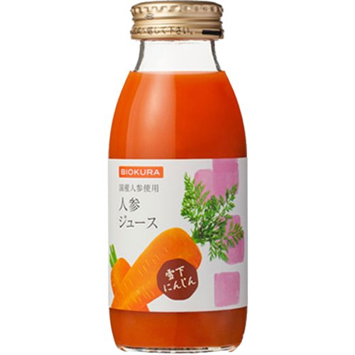 ビオクラ食養本社 人参ジュース 200ml