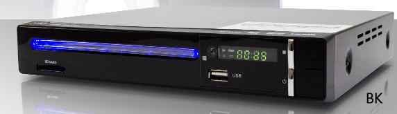 マルチ DVD プレーヤー USBポート付 リージョンフリー （ 黒/白 ） YTO109CHD