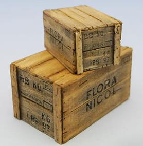 cobaanii mokei工房 スウィートスタイルシリーズ 1/24scale組立キット wooden box set c 木箱