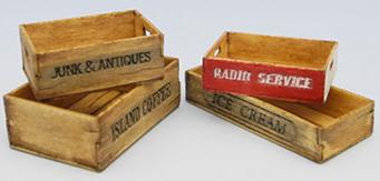 cobaanii mokei工房 スウィートスタイルシリーズ 1/24scale組立キット wooden box set d 木箱