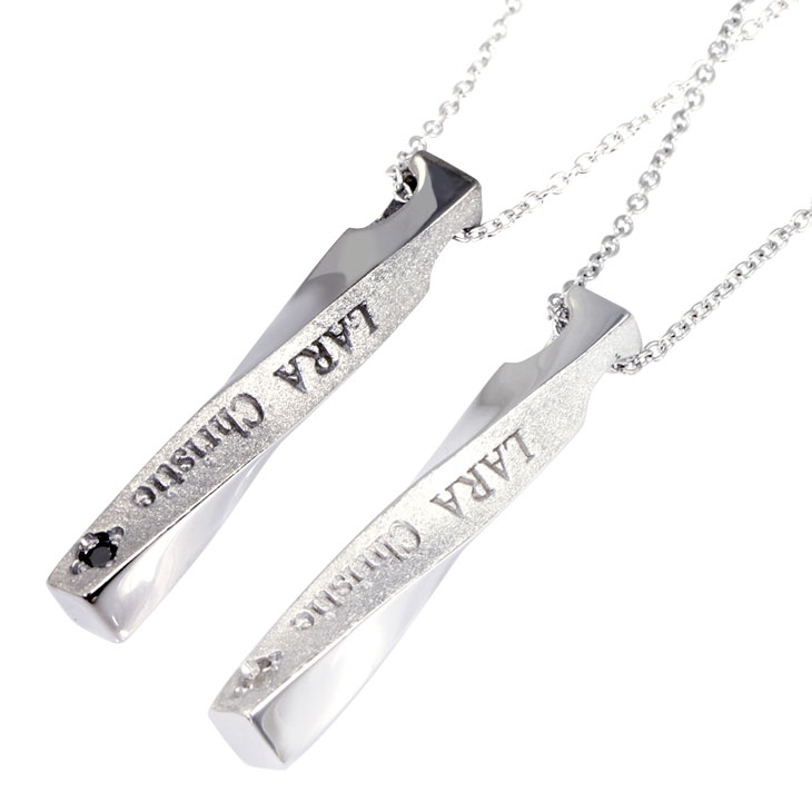 LARA Christie（ララクリスティー） ラブトルネード ペアネックレス